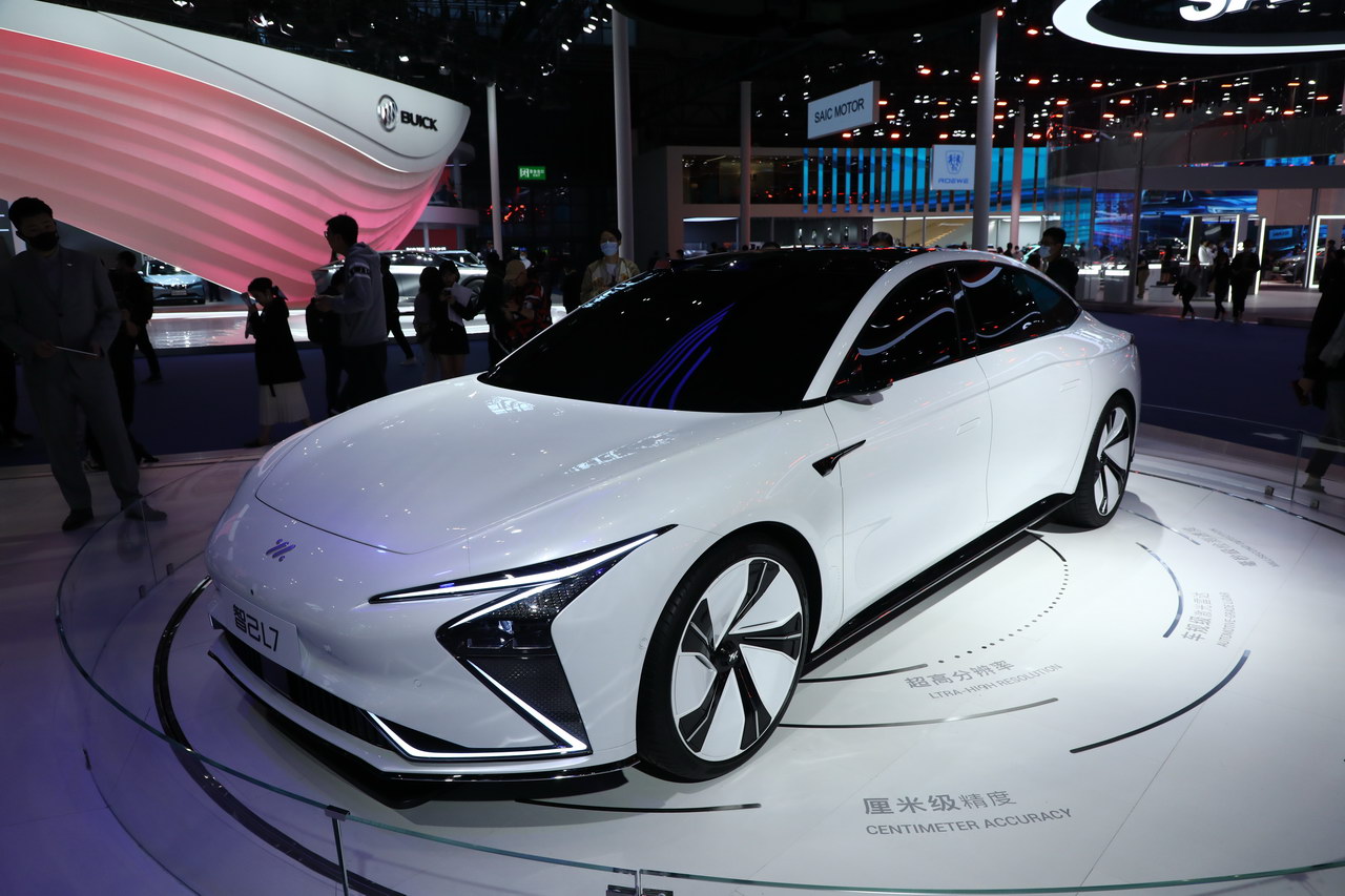 2021上海车展实拍：智己L7